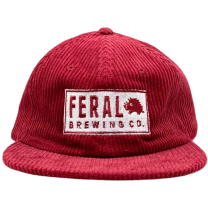 Feral Red Corduroy Cap