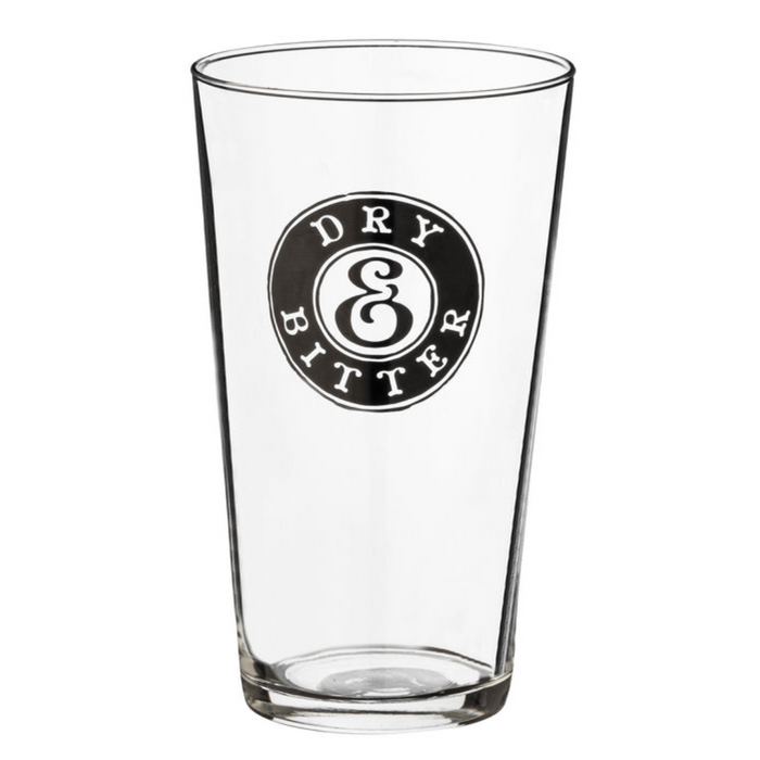 Dry & Bitter Pint Glass