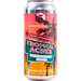 A 473ml aluminum can of 3 Sons Brewing Co. Tropical Acres Passion Fruit Guava Ale, featuring a colorful tropical label with palm trees and a sunset gradient.