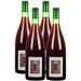 Four bottles of Cantillon St Lamvinus on a white background