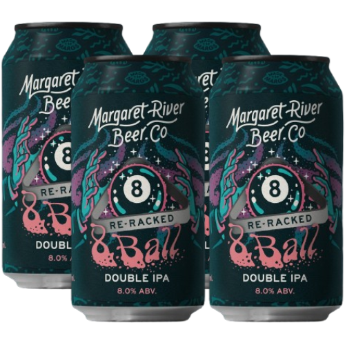 4 cans of Margaret River 8 Ball Re-Racked