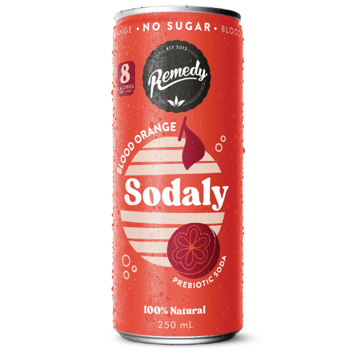 Sodaly Blood Orange Prebiotic Soda