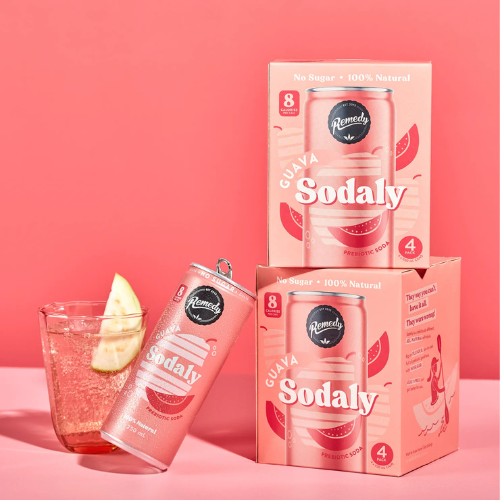 Sodaly Guava Prebiotic Soda