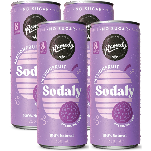 Sodaly Passionfruit Prebiotic Soda