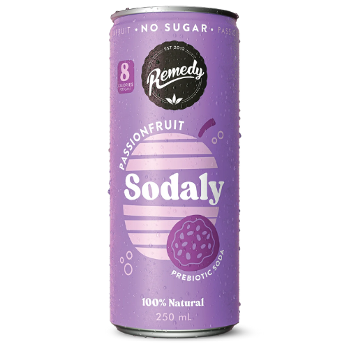 Sodaly Passionfruit Prebiotic Soda