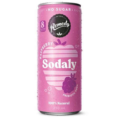 Sodaly Raspberry Prebiotic Soda