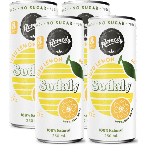 Sodaly Yuzu Lemon Prebiotic Soda