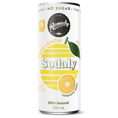 Sodaly Yuzu Lemon Prebiotic Soda