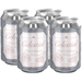 Four cans of Celestial Rose Cardamom Saison with decorative labels on a white background