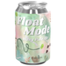 A can of Float Mode Hazy Pale Ale with a colorful label on a white background