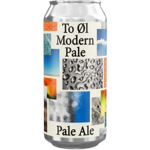 Can of To Ol Modern Pale Ale with a colorful label on a white background