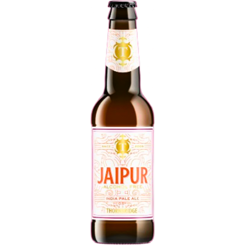 Bottle of Jaipur Alcohol Free IPA
