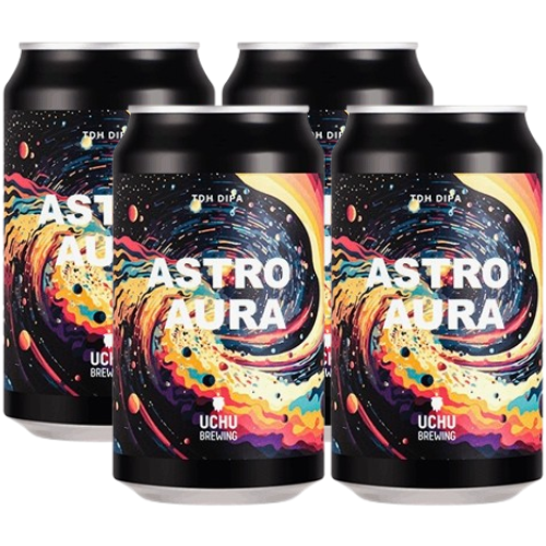 4 cans of Uchu Astro Aura