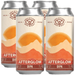 Four cans of Vocation Brewery Afterglow DIPA can on a white background
